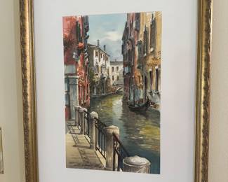 Watercolor of Italy