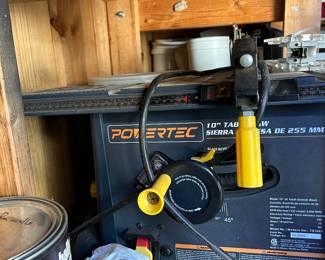 PowerTec 10” table saw