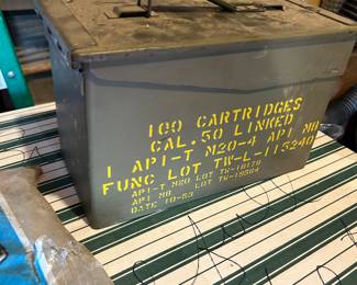 100 cartridges Cal. 50 container