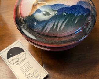 Handmade covered dish