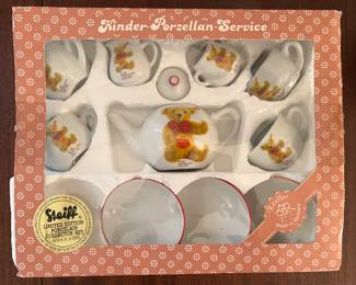 Steiff child's tea set (new in box)