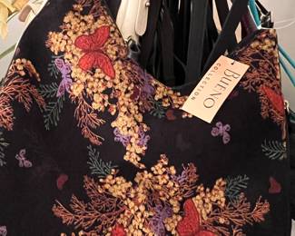 Bueno silk floral purse (new with tag)