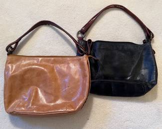 Fossil leather handbags