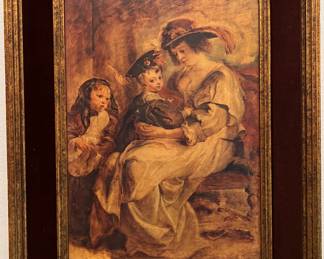 Framed art reproductions