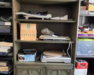 Mid-Century modern furniture (most pieces are pale green)