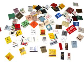 lot of advertising matchbooks 
