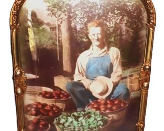 antique metal frame w great photo