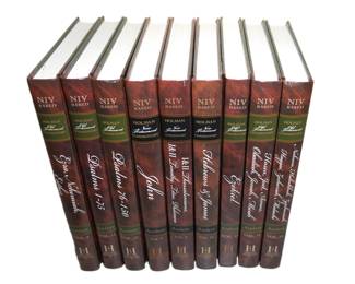 NIV Bible commentary set Old & New Testament