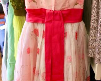 Pink floral dress 