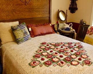 Handmade queen bedding 