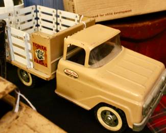 Vintage toy trucks