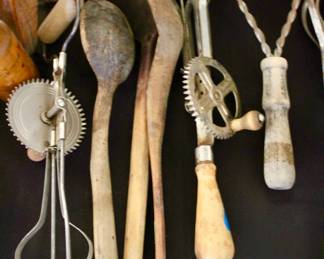 Vintage kitchen utensils 