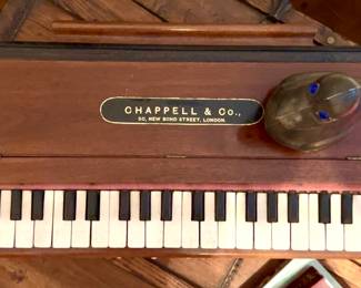 Vintage wooden toy piano