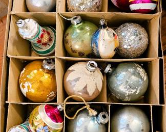 Vintage and antique Christmas ornaments and Christmas decor available