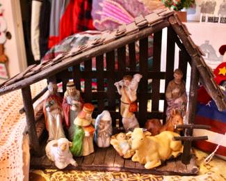 Nativity set decor 