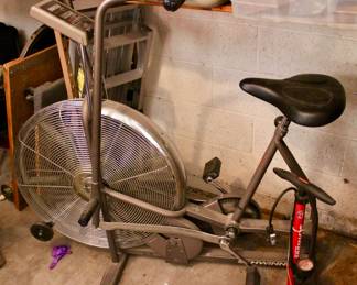 Exercise cardio fan bike 