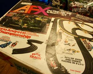 AFX Mario Andretti Championship toy race track 