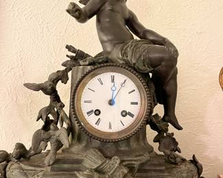 French Metal Clock