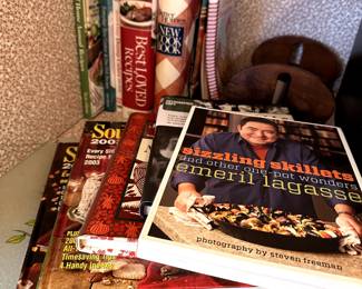 various cooking books