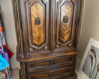Old Armoire, solid piece, not a TV cabinet