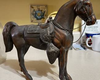 Vintage Bronze horse