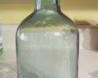 Late 1800’s hand blown wine bottle with iron Pontil scar
