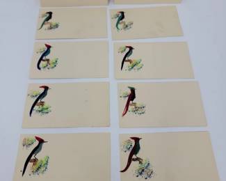 One of a Kind: Calling Cards Made w/Real Feathers (10)