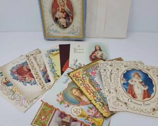 Ephemera: Assortment of Religious Greeting Cards (13)
