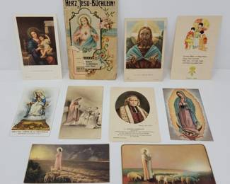 Ephemera Religious Cards: Italy, France, Germany & Japan