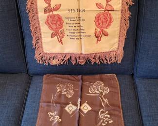 Two Vintage Military Pillow Covers
