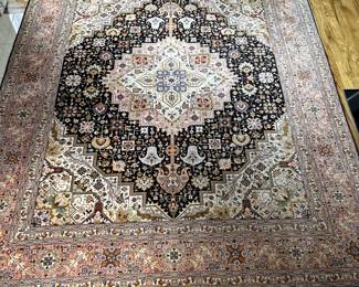 Authentic Persian Handmade Rug: 100" X 78.5"