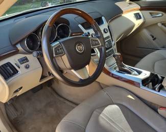 Interior of Cadillac CTS