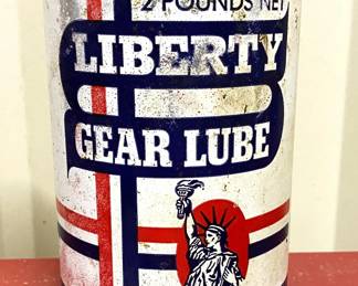 VINTAGE UNOPED LIBERTY GEAR LUBE.