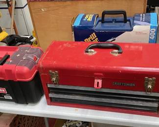 SEVERAL NICE TOOL BOXES.