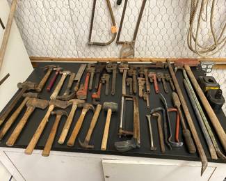 HAMMERS, PIPE WRENCHES AND MORE.