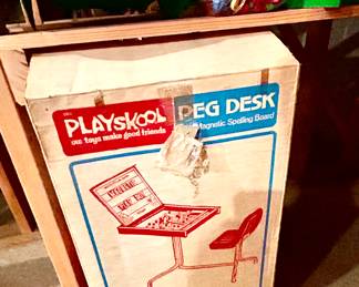 Playskool Peg Desk with Box