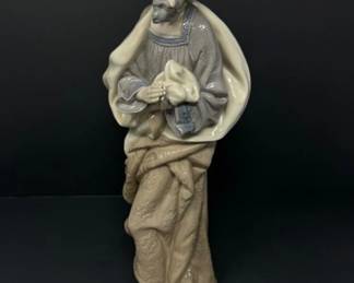 Lladro 1386 Glossy "St. Joseph" Nativity Figurine w/Box - 13.5"T