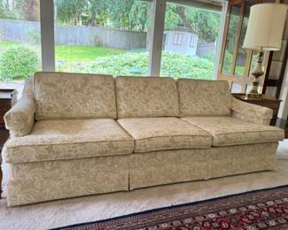 Vintage Slyter-Magnuson Couch - Sandy Carved Terry Cloth