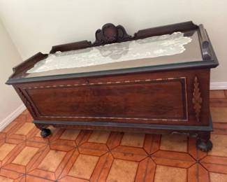 	Mid Century Farmhouse Cavalier Cedar Chest w/Secret Hideaway