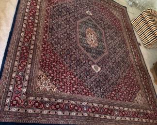 	MASSIVE Deep, Rich Jewel Tone Wool Rug - 97" x 123"