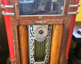Juke Box with Records