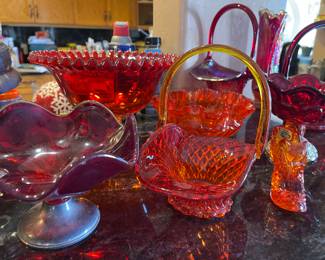 Colored glassware 