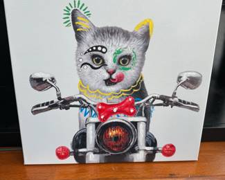 Biker cat picture