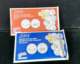 2004 Uncirculated Coin Set