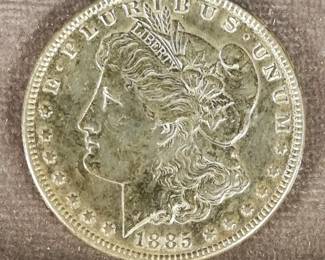 1885 Morgan Silver dollar