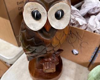 Solid Wood Owl