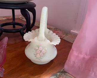 Fenton custard glass