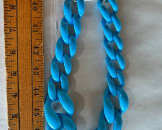 Blue Link necklace $8.00