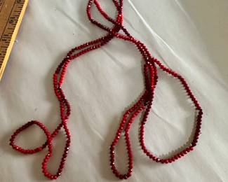 Red Stone Necklace $8.00