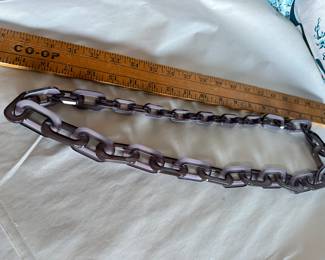 Light Purple Link Necklace $15.00